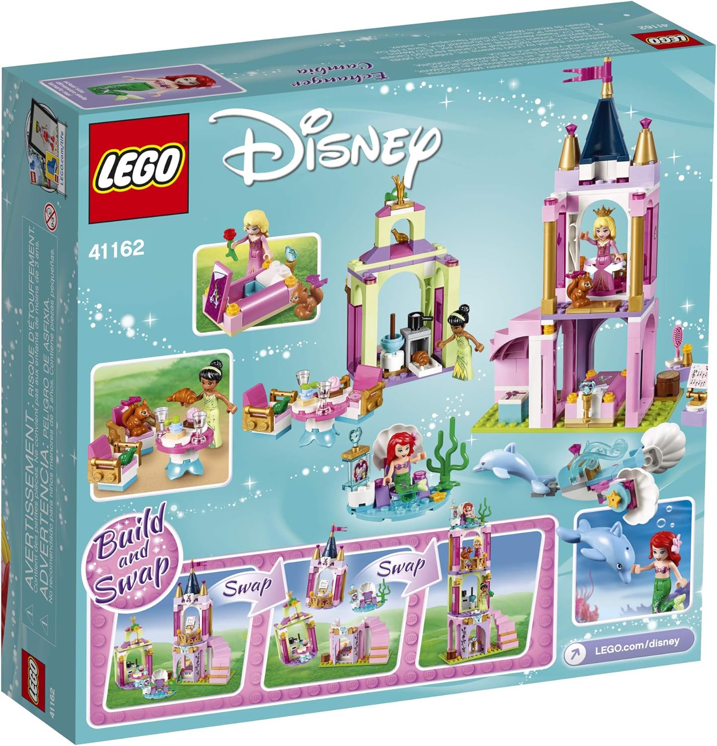 Ariel, Aurora, and Tiana's Royal Celebration | 41162