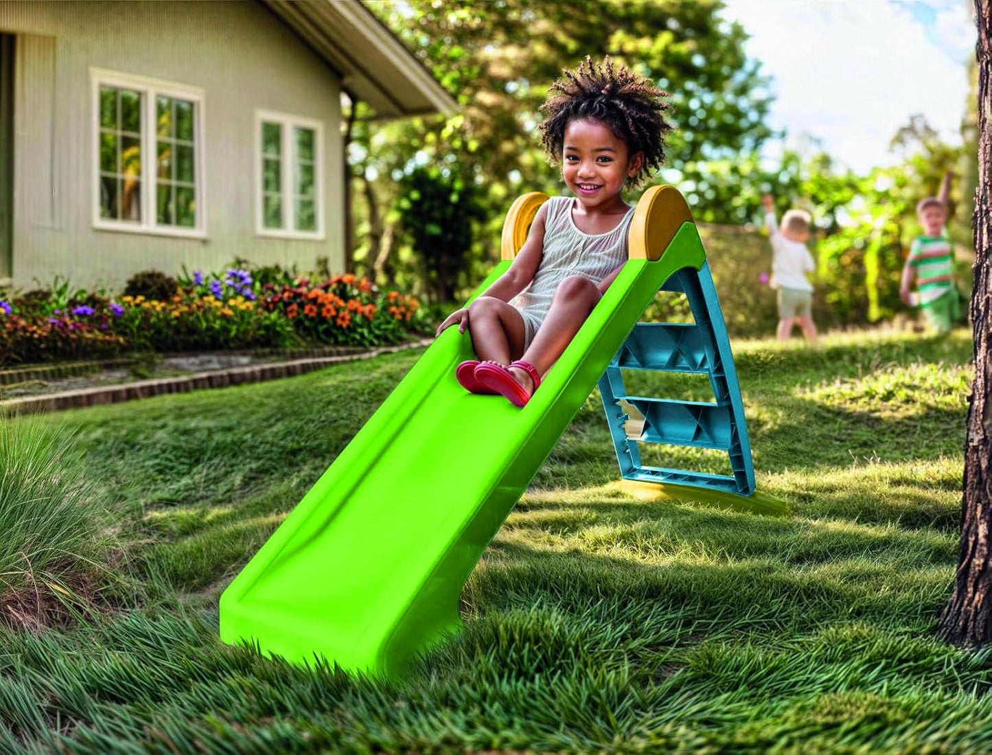 WATER FUN SLIDE, FOLDABLE
