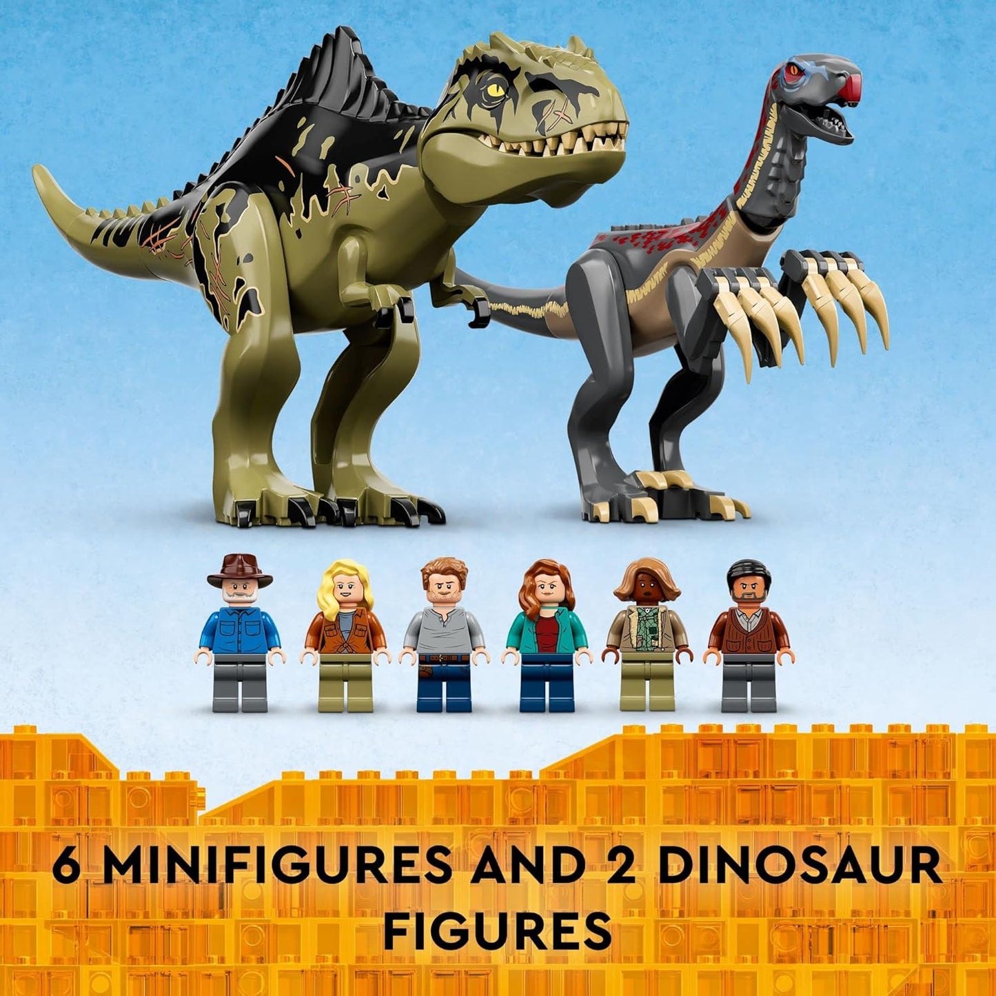 Giganotosaurus & Therizinosaurus Attack | 76949