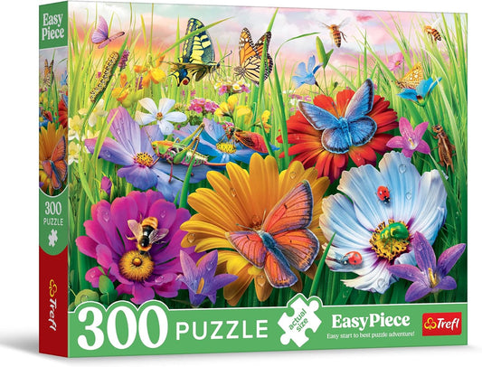 Trefl Puzzle: EasyPiece: Insects in The Meadow - 300 Pieces