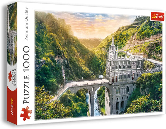 Trefl Puzzle: Sanctuary of Las Lajas, Colombia - 1000 piece