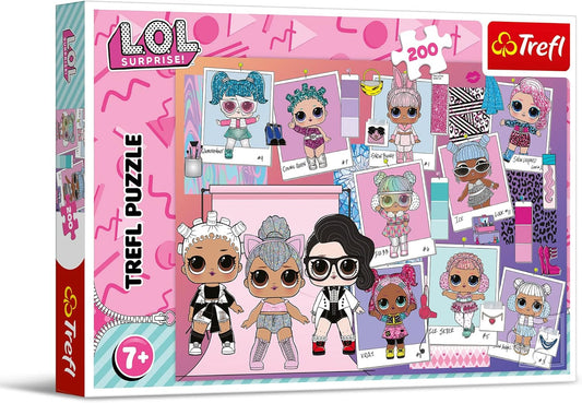 Trefl Puzzle: L.O.L. Surprise, Cute Dolls - 200 Piece