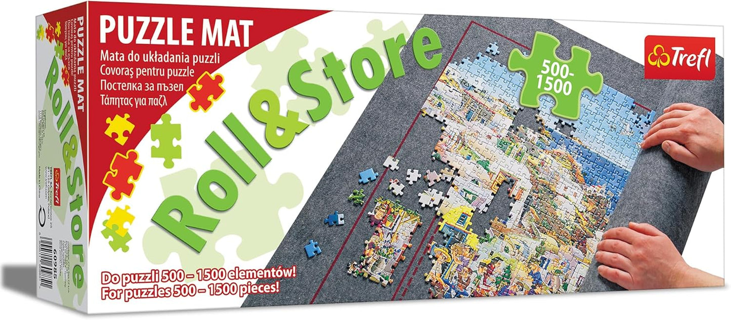 Trefl Puzzle Mat: 500-1500 Pieces – for Carrying and Storing Puzzles