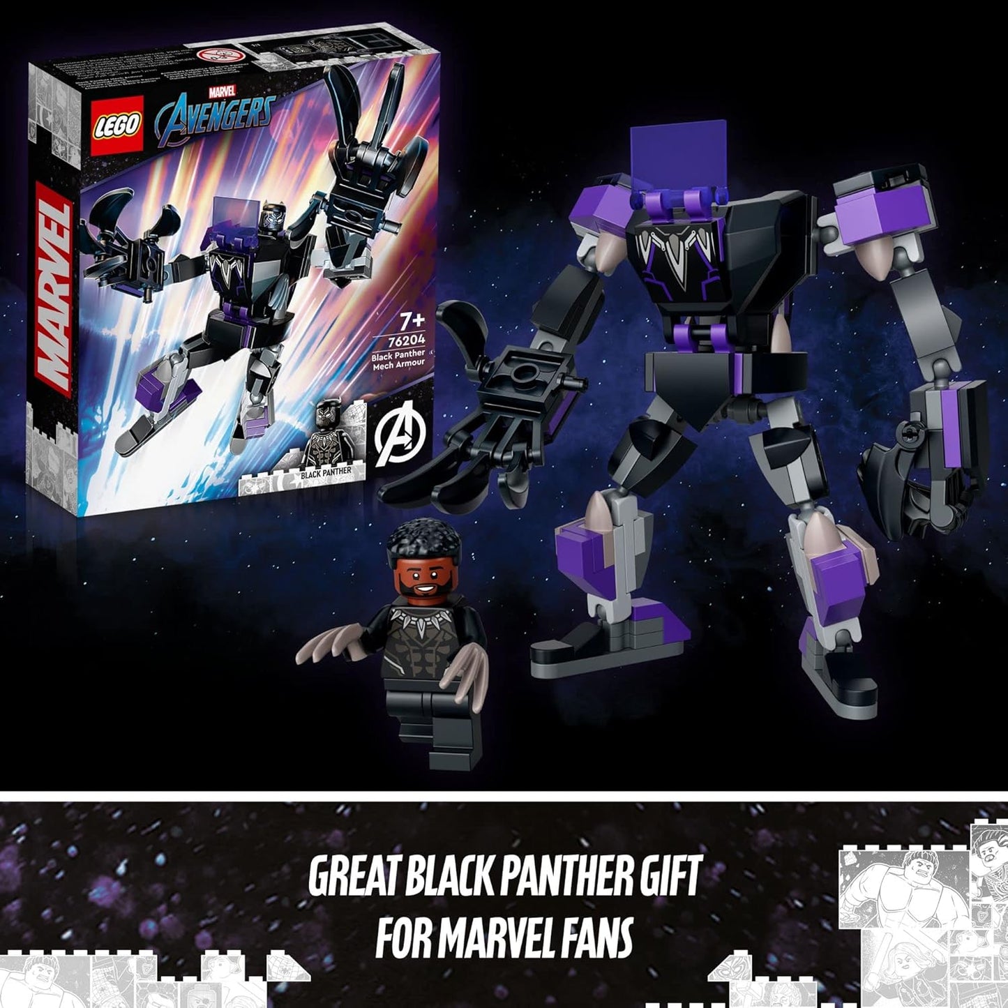 Black Panther Mech Armor | 76204