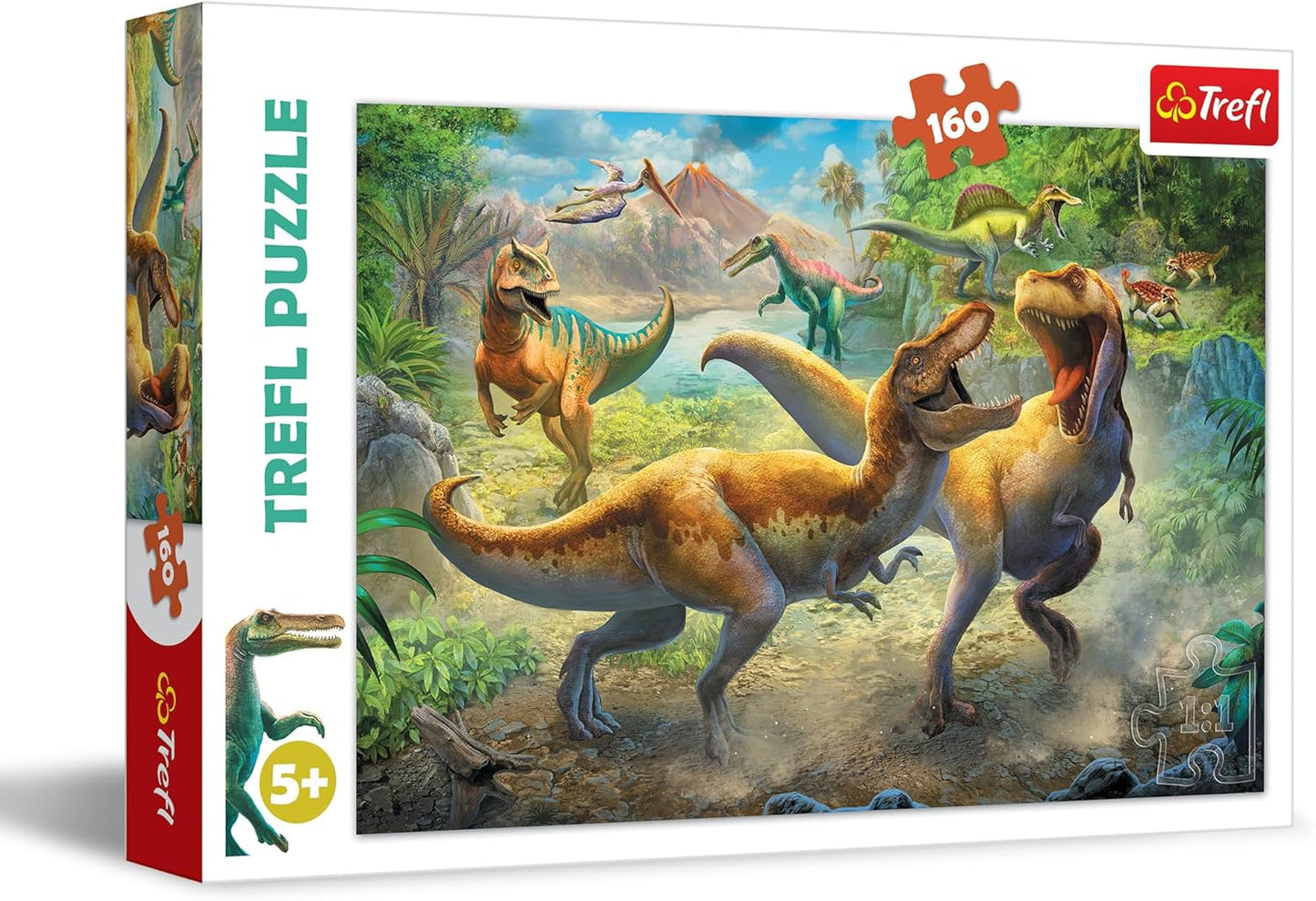 Trefl Puzzle: - Tyrannosaurus Fights - 160 Piece