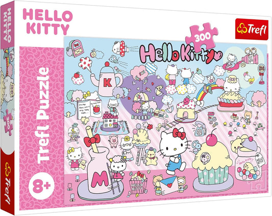 Trefl puzzle: Hello Kitty, Discover The World of Hello Kitty - 300 piece