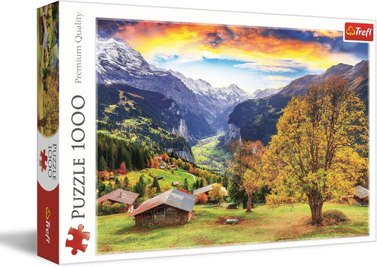Trefl Puzzle: Picturesque Alpine Village - 1000 Piece