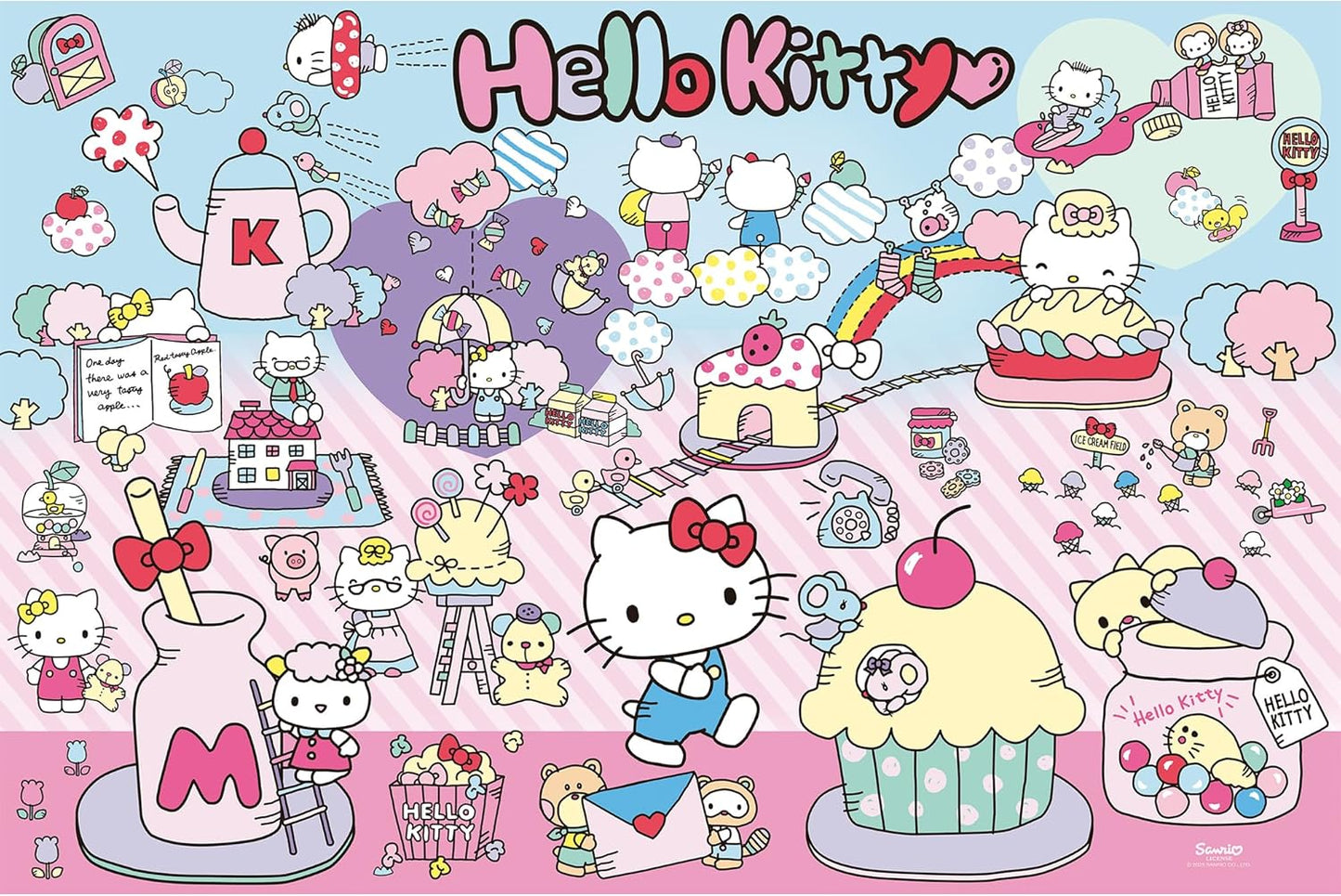 Trefl puzzle: Hello Kitty, Discover The World of Hello Kitty - 300 piece