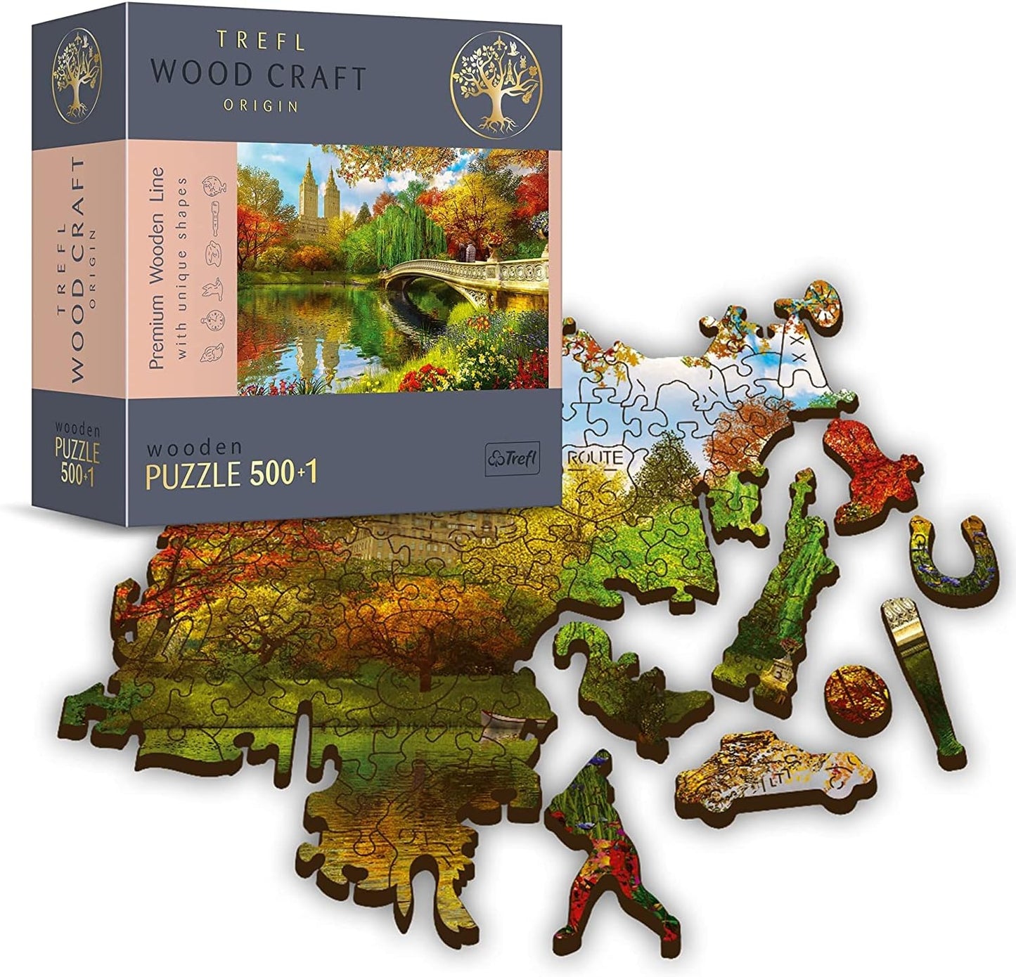 Puzzles Wooden Puzzle- Rainbow Butterflies - 501 piece