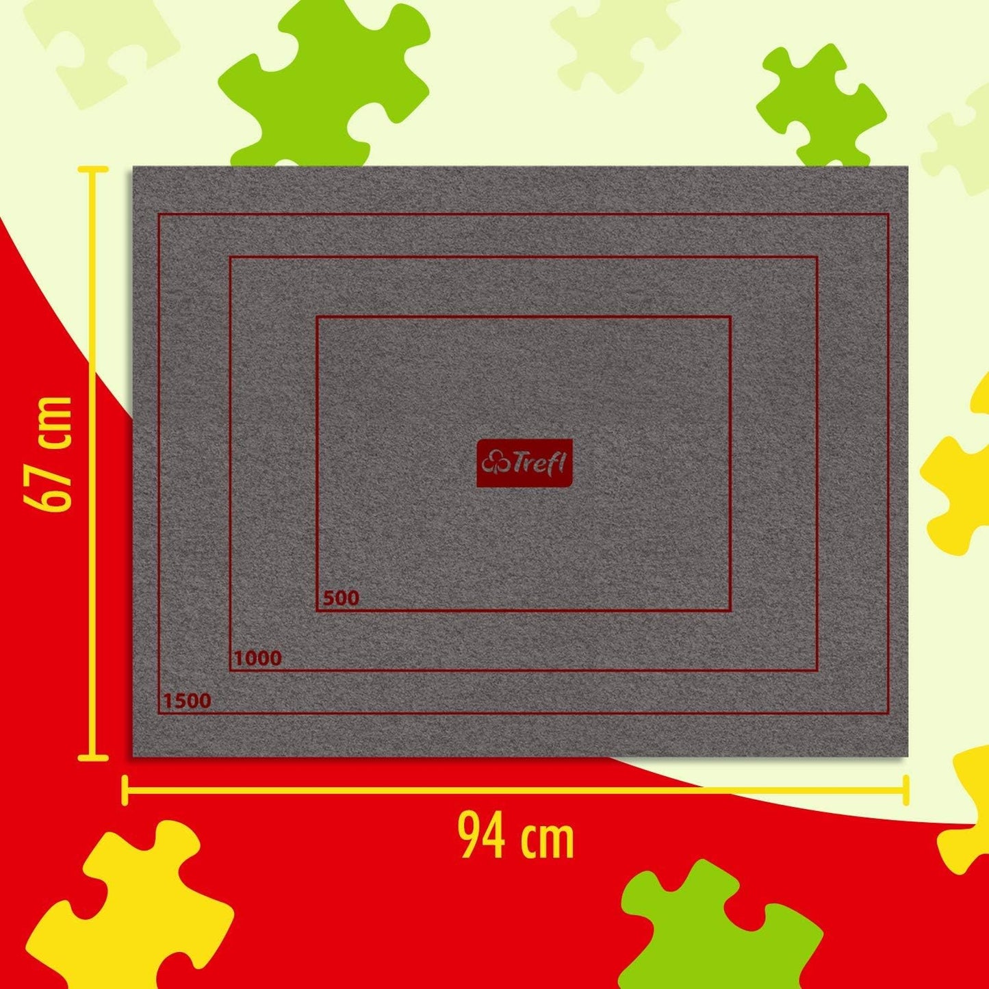 Trefl Puzzle Mat: 500-1500 Pieces – for Carrying and Storing Puzzles