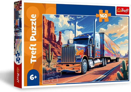 Trefl Puzzle: Truck on the Road - 160 Piece
