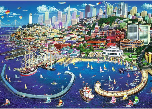 Trefl Puzzle: San Francisco Bay 2000 Pieces