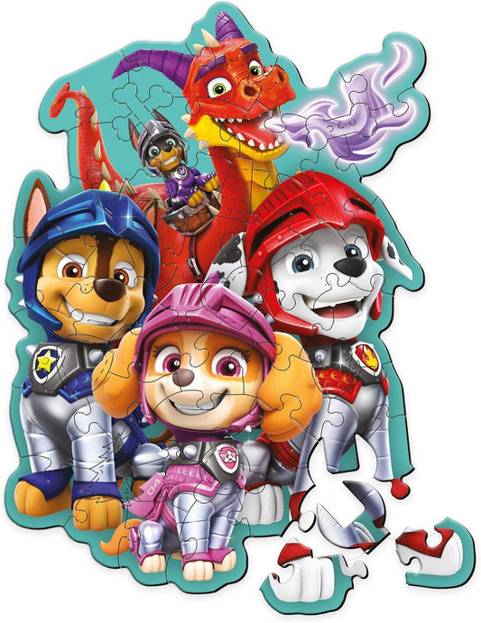 Trefl Wooden puzzle PAW Patrol, Adventures with Paw Patrol - 50 pieces,
