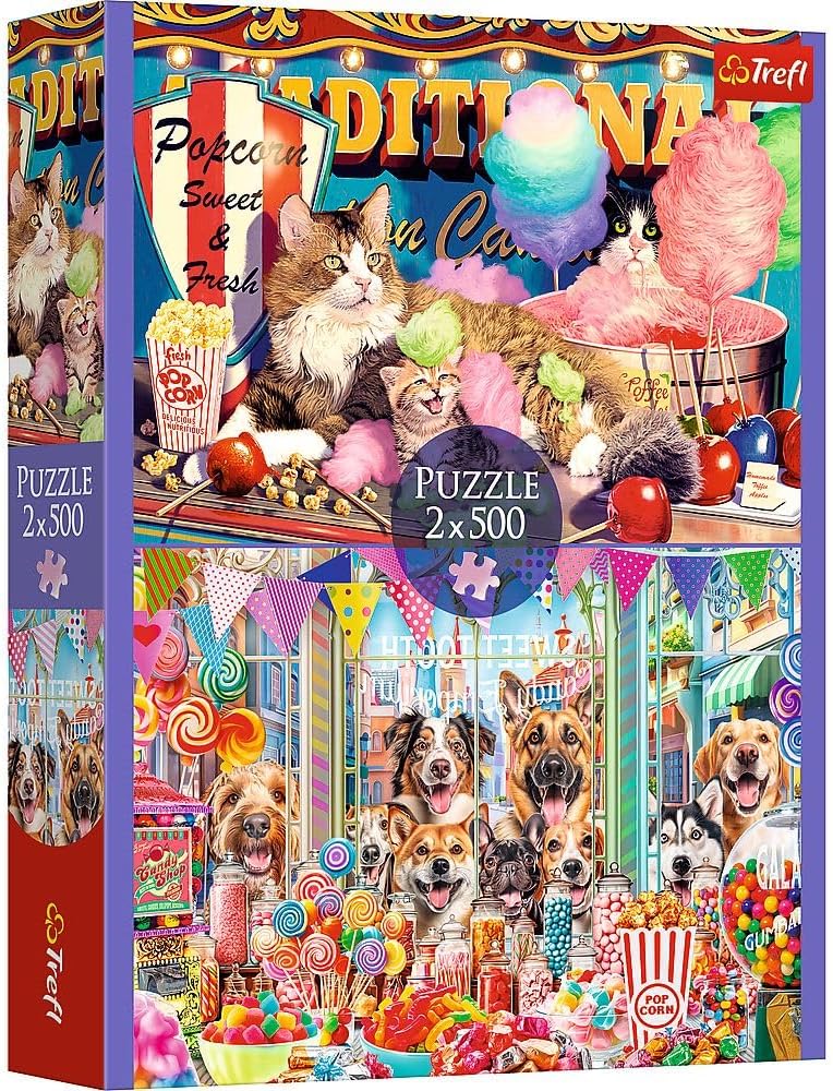 Trefl Puzzle: "2x500" - Fluffy friends