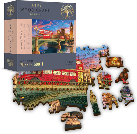 Trefl  Wooden Puzzle Palace of Westminster Big Ben London - 501 piece