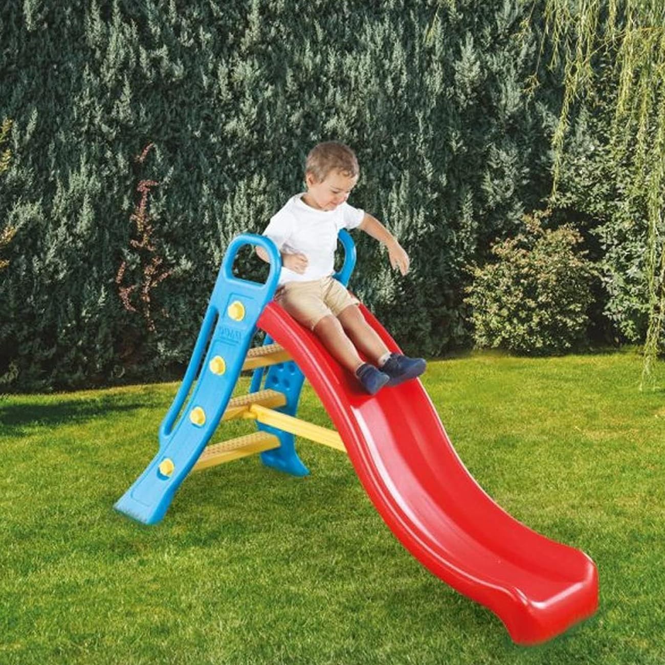 Big splash slide, adjustable height