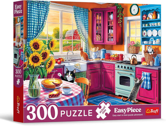 Trefl puzzle: EasyPiece : Morning in the kitchen - 300 pieces