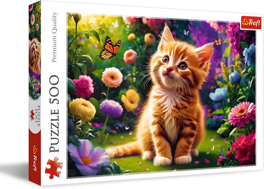 Trefl Puzzle: Cute Cat - 500 Piece