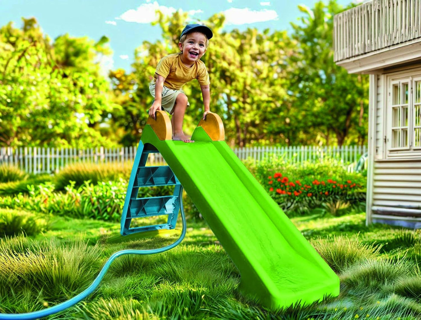 WATER FUN SLIDE, FOLDABLE
