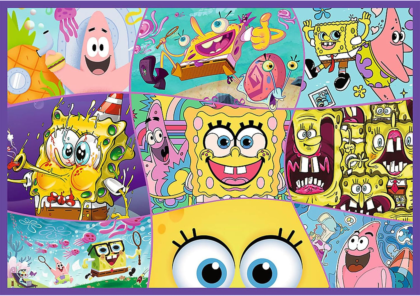 Trefl Puzzle: 4-in-1 SpongeBob's Crazy World , 4 x 250 Pieces,