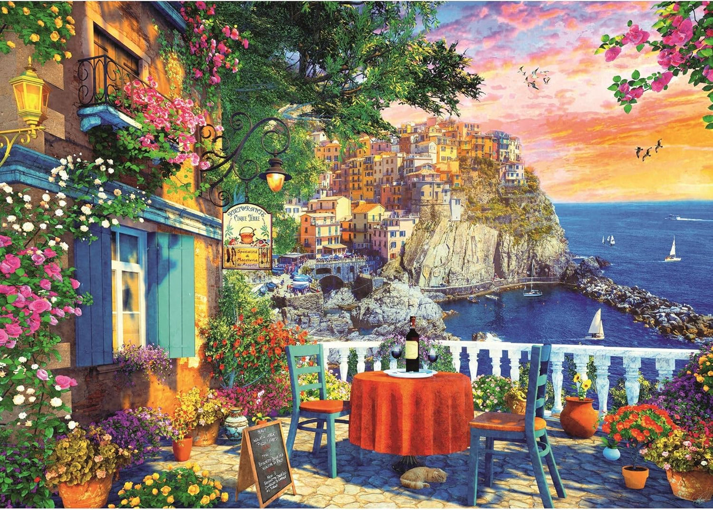 Trefl Puzzle: View of the Cinque Terre - 1000 Pieces