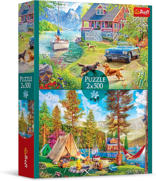 Trefl Puzzle: Summertime Relax 2x500 Piece