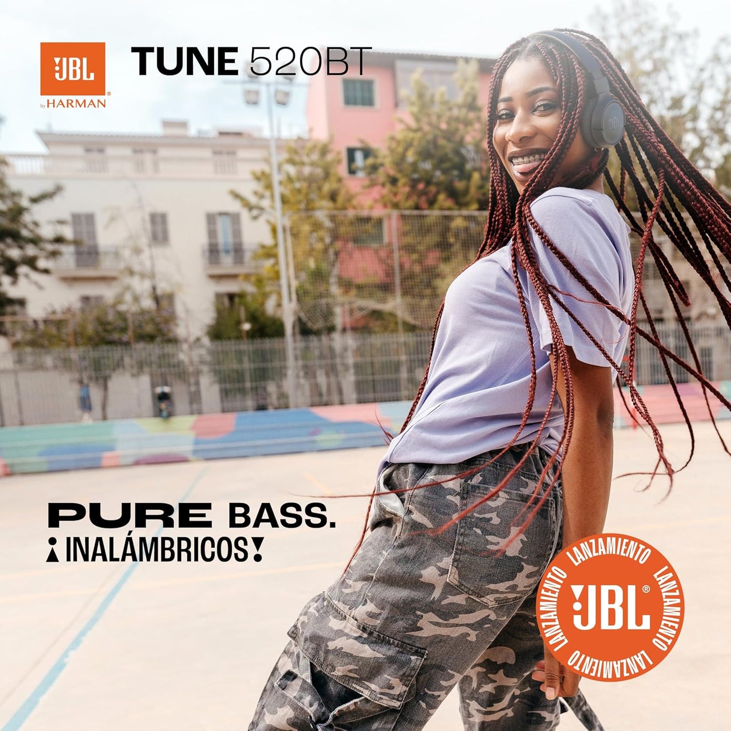JBL Tune 520BT - Wireless On-Ear Headphones