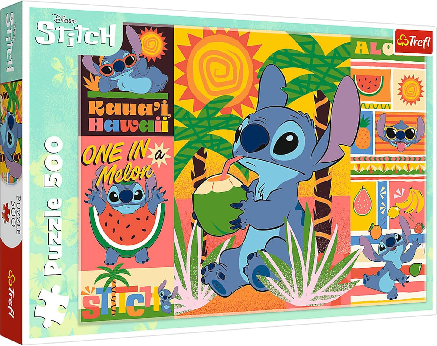 Trefl Puzzle: Stitch Lilo, Summer Holidays with Stitch 500 Pieces