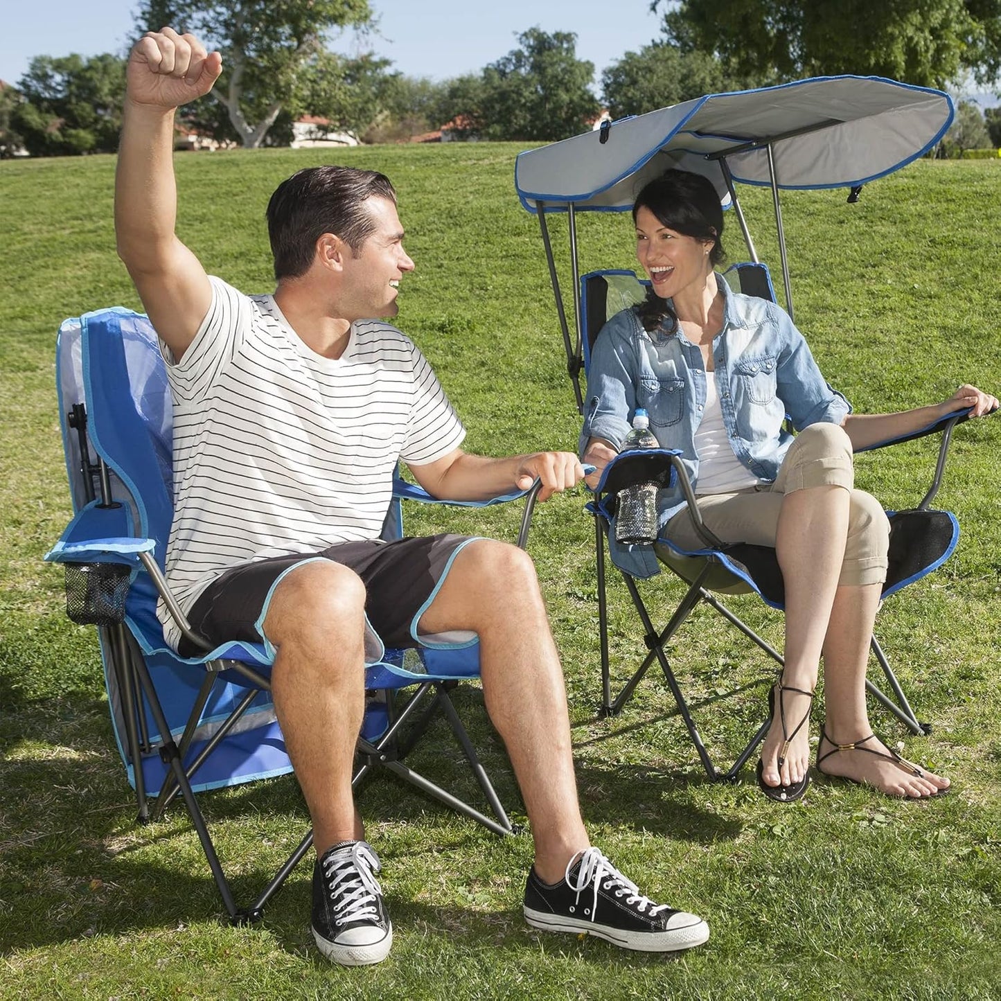 Camping Chair foldable with umbrella