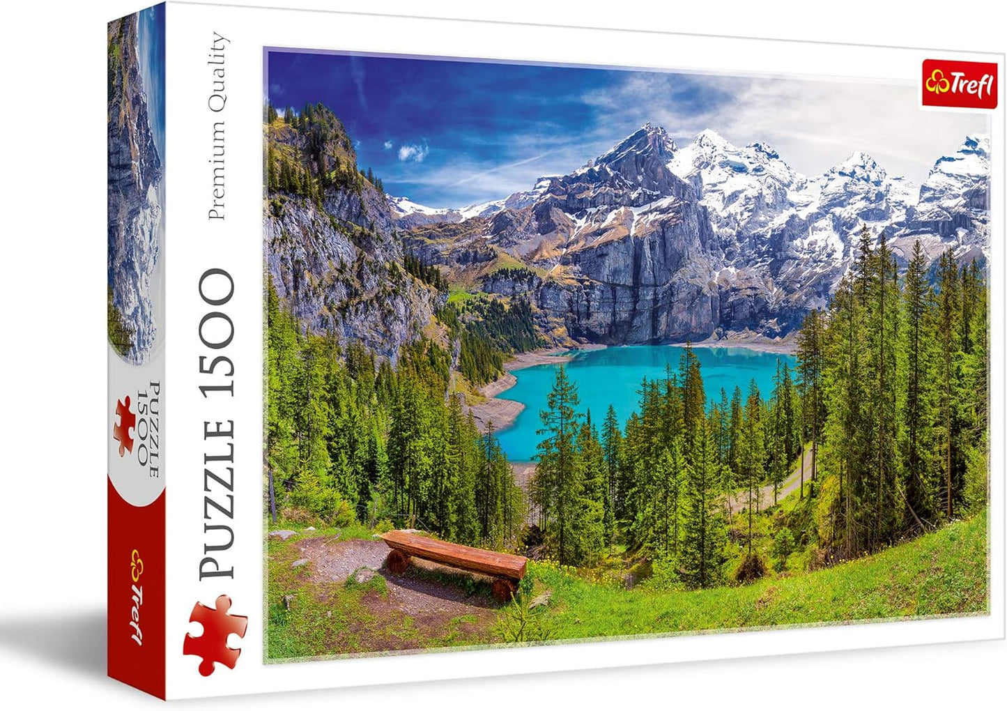 Trefl Puzzle: Lake Oeschinen, Alps, Switzerland 1500 Piece