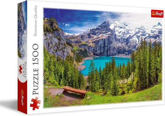 Trefl Puzzle: Lake Oeschinen, Alps, Switzerland 1500 Piece