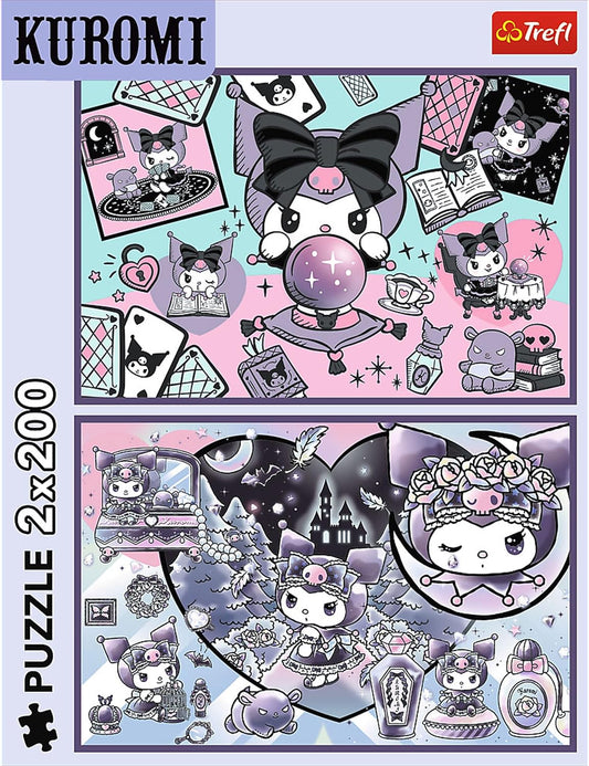 Trefl Puzzle: 2-in-1 Kuromi, Psoty Kuromi - 2 x 200 Pieces