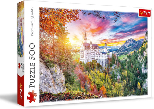 Trefl Puzzle:  Landscape, Forest, Bavaria - 500 piece