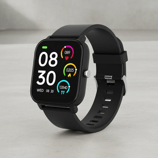 Porodo Endura Fit Smart Watch for Kids with 1.80" HD Display, Siri Enabled, Google Assistant - Black