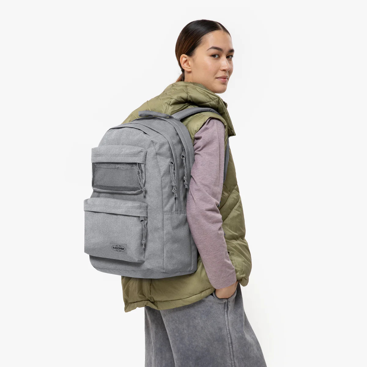EASTPAK DOUBLE OFFICE Sunday Grey | EKA5BIS363