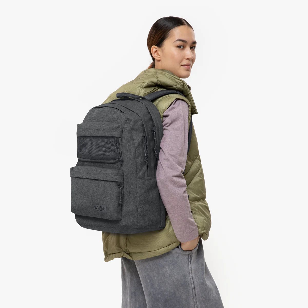 EASTPAK DOUBLE OFFICE Black Denim | EKA5BIS77H