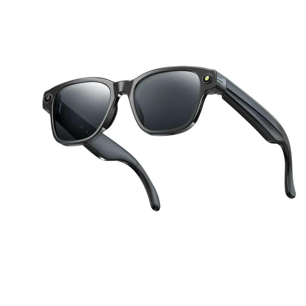 Green Lion Capture Smart AI Glasses - Black