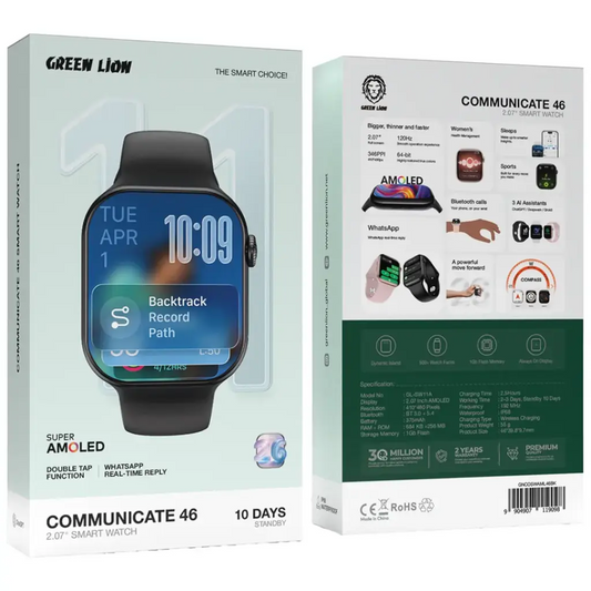 Green Lion Communicate 46 2.07" Smart Watch
