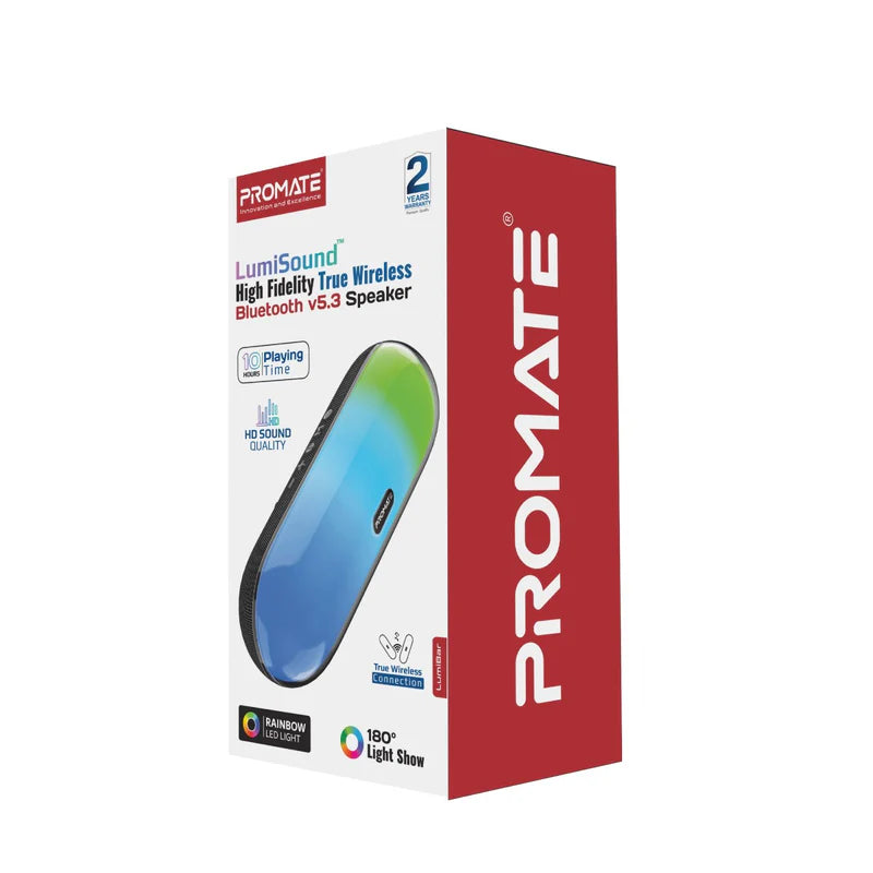 Promate LumiBar Wireless Bluetooth v5.3 Speaker