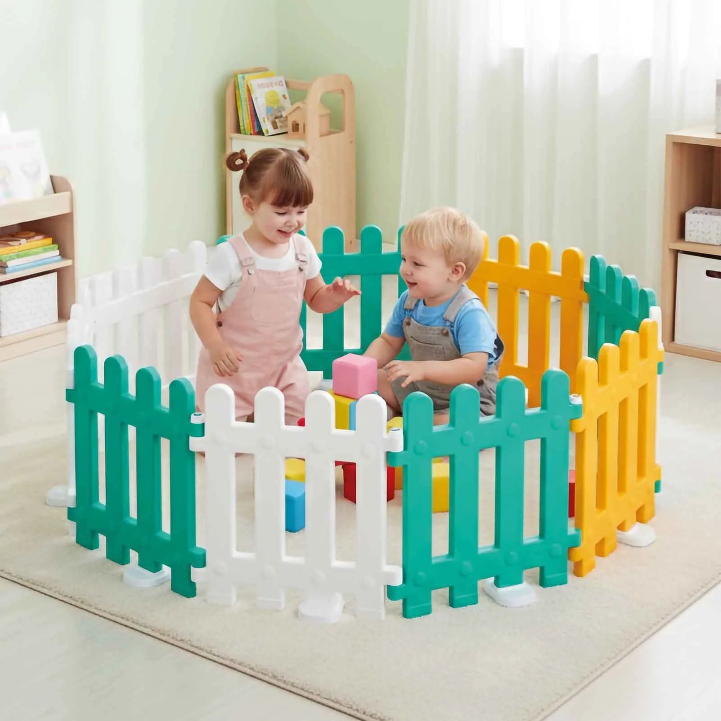 PLAYGROUND FENCE multicolor