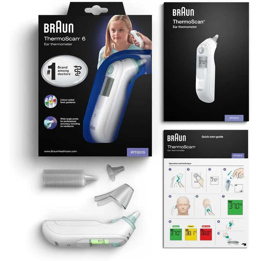 Braun Thermoscan Ear Thermometer With Fever Insight