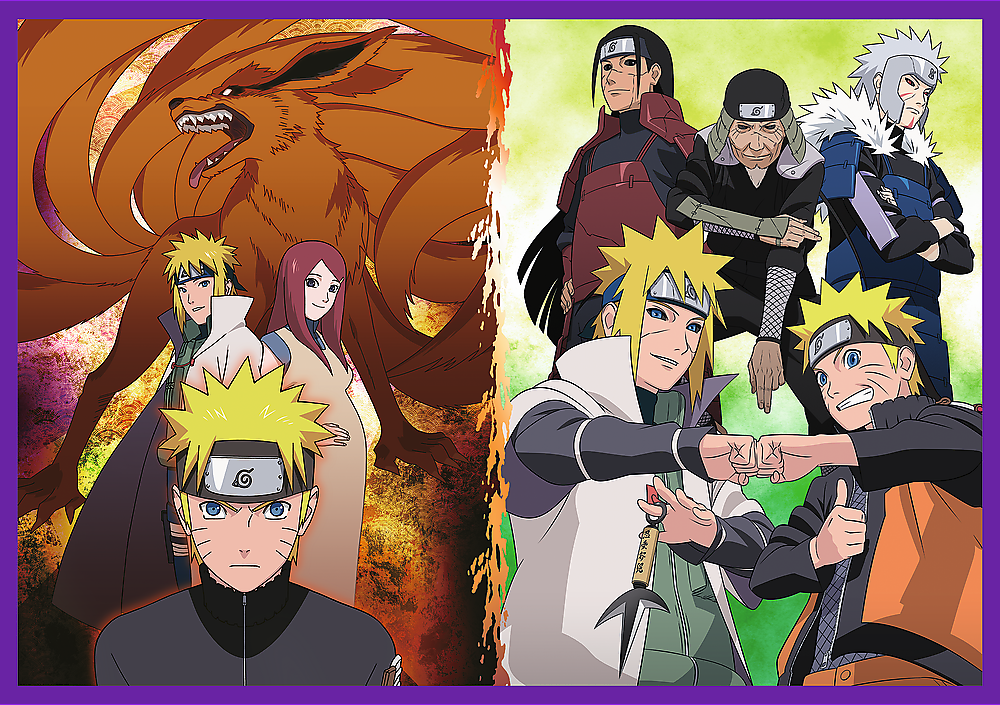 Trefl Puzzle: Winning Moves - Naruto Shippuden Ninjas - 500 Pieces