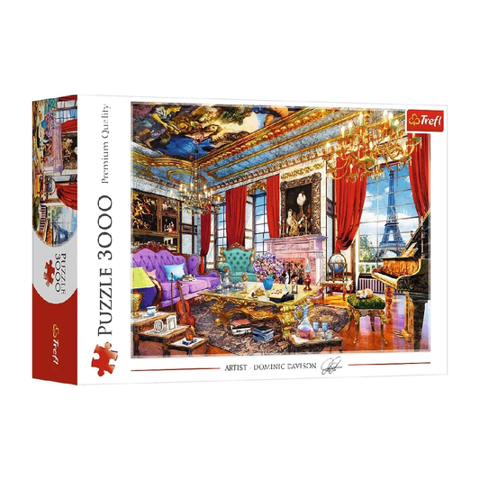 Trefl Puzzle: Opulent Palace Room in Paris - 3000 Pieces