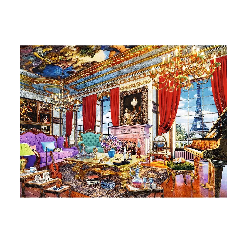 Trefl Puzzle: Opulent Palace Room in Paris - 3000 Pieces