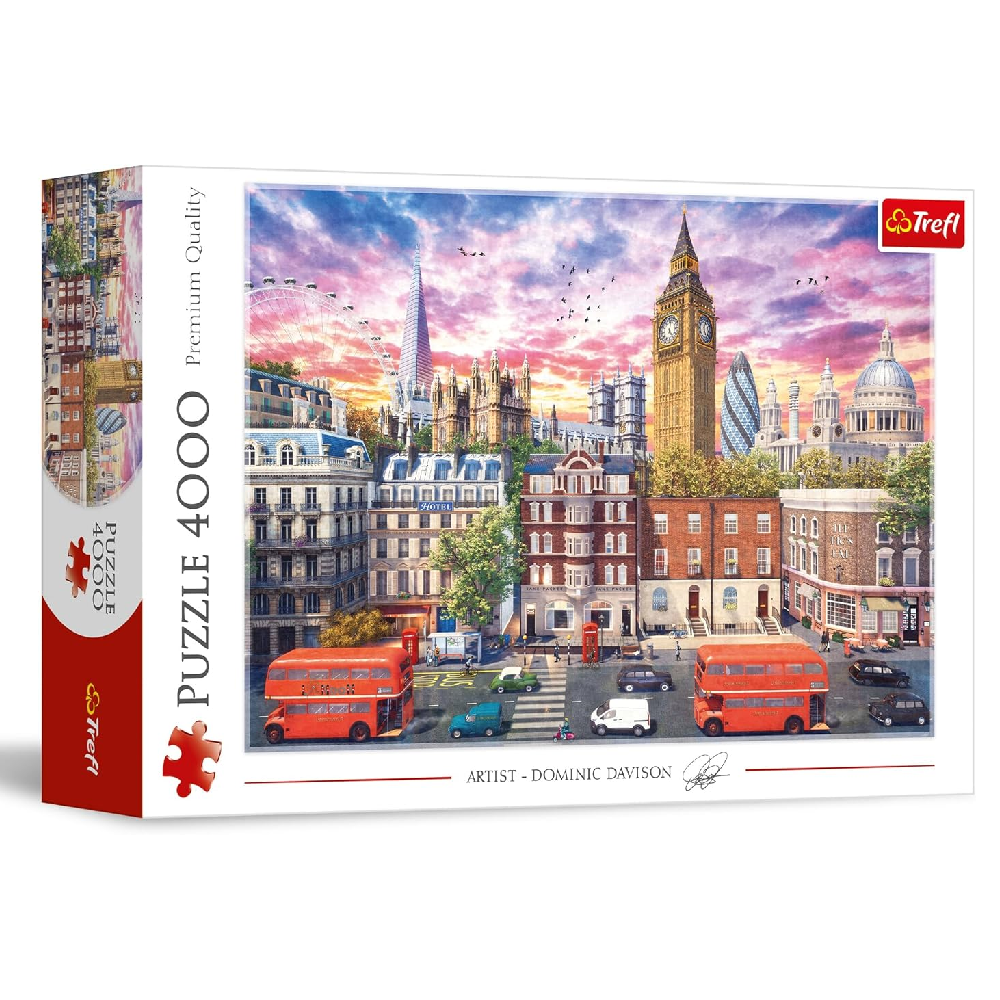 Trefl Puzzle: Walking Around London - 4000 Pieces