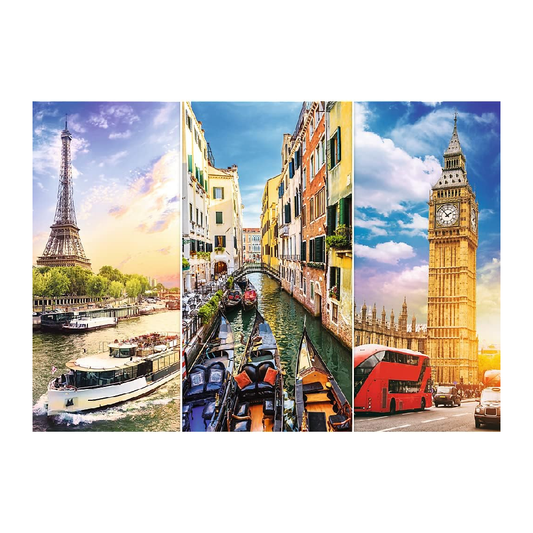 Trefl Puzzle: Travel Through Europe - 4000 Pieces