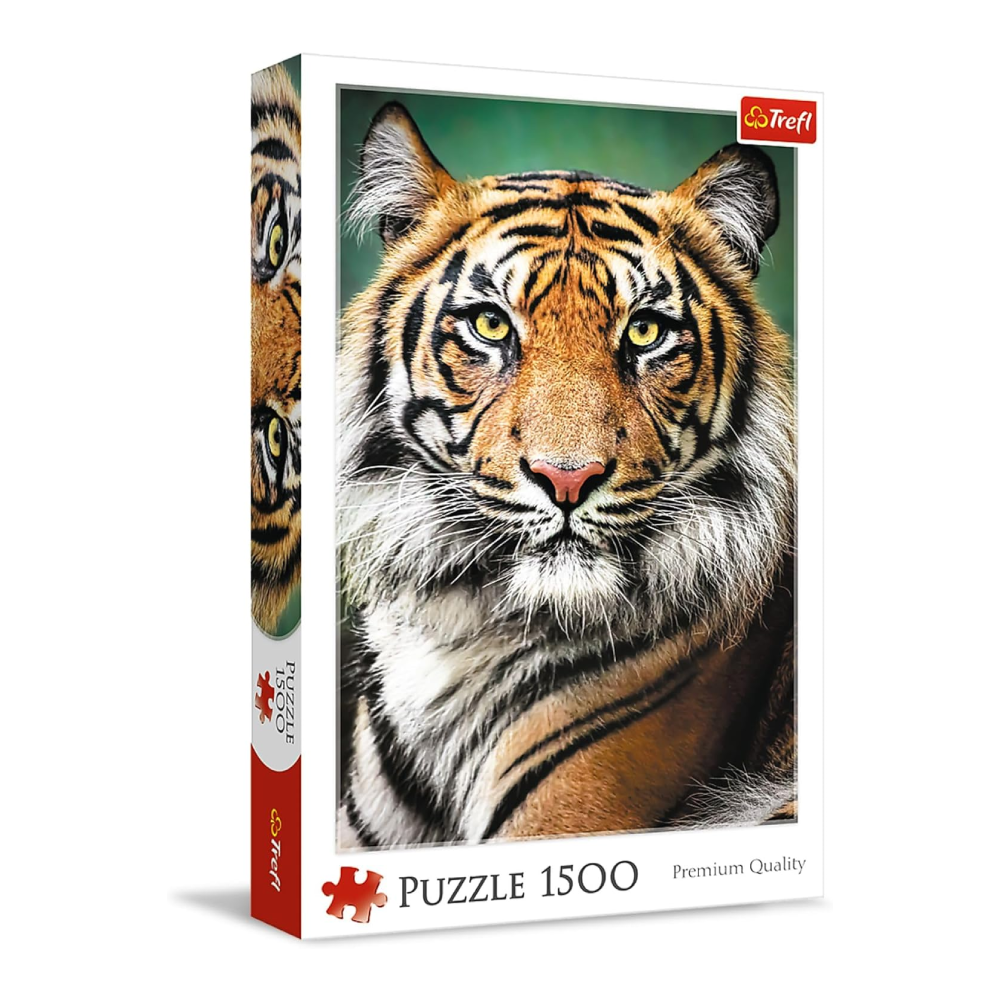 Trefl Puzzle: Portrait of a Tiger - 1500 Pieces