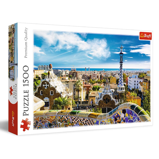Trefl Puzzle: Park Guell, Barcelona, Spanien- 1500 Pieces
