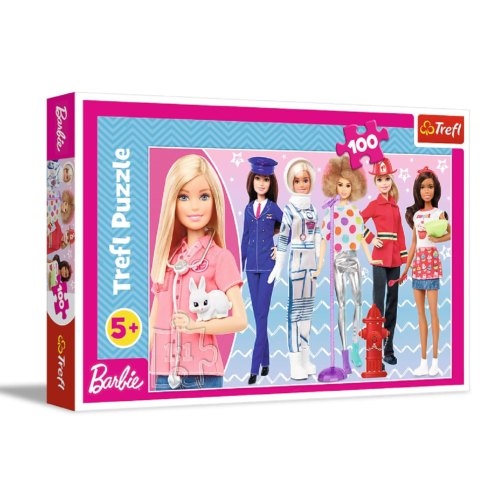 Trefl Puzzle: Working Barbie - 100 Pcs