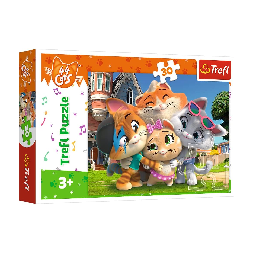Trefl Puzzle: Fairytale Cats - 30 Pcs